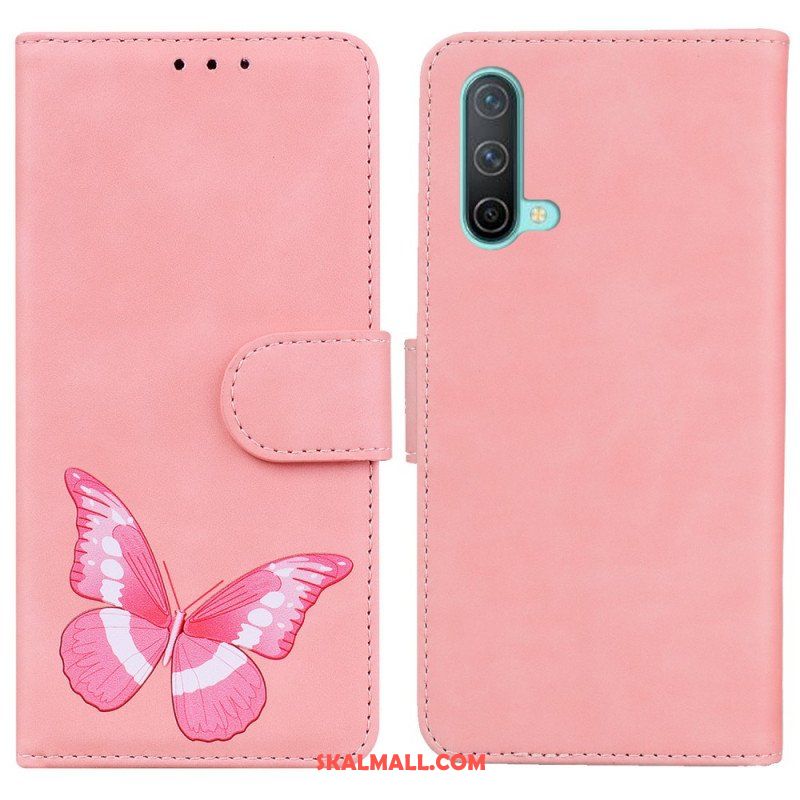 Fodral OnePlus Nord CE 5G Skin-touch Butterfly
