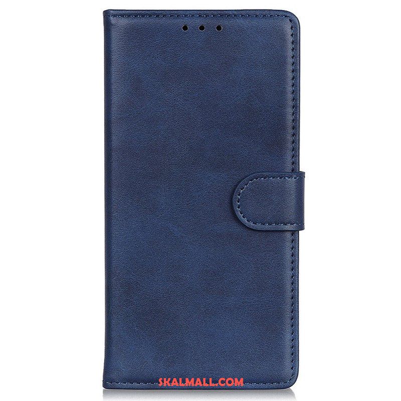 Fodral Oppo Reno 7 Matt Läderstil