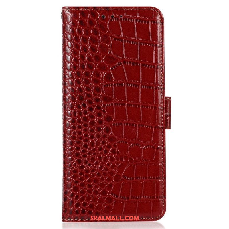 Fodral Oppo Reno 8 Crocodile Style Rfid