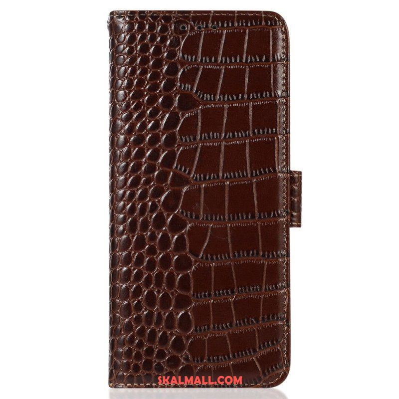 Fodral Oppo Reno 8 Crocodile Style Rfid