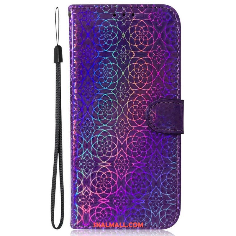 Fodral Samsung Galaxy A13 Med Kedjar Strappy Psychedelic Flowers