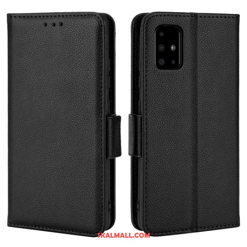 Fodral Samsung Galaxy A51 5G Folio-fodral Flap Double Nya Färger