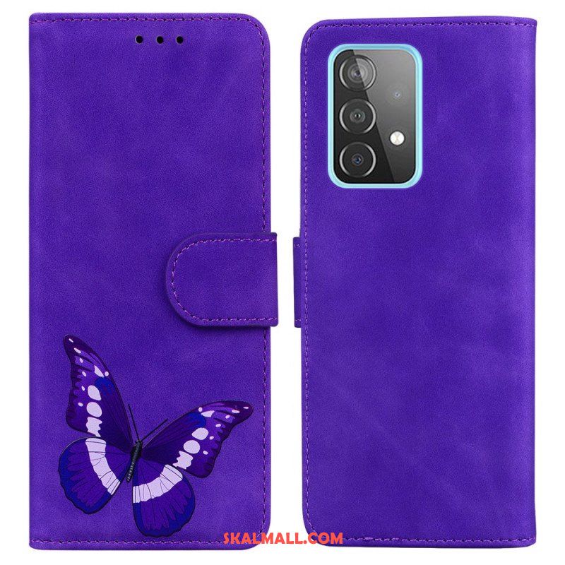 Fodral Samsung Galaxy A52 4G / A52 5G / A52s 5G Skin-touch Butterfly