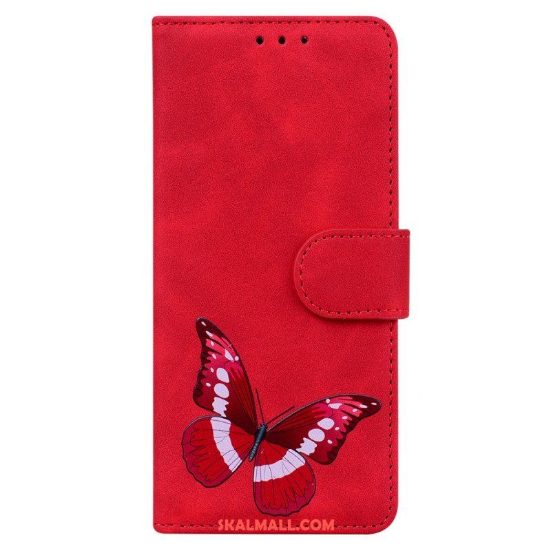 Fodral Samsung Galaxy A53 5G Skin-touch Butterfly