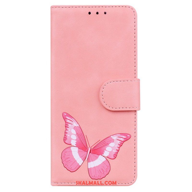 Fodral Samsung Galaxy A53 5G Skin-touch Butterfly