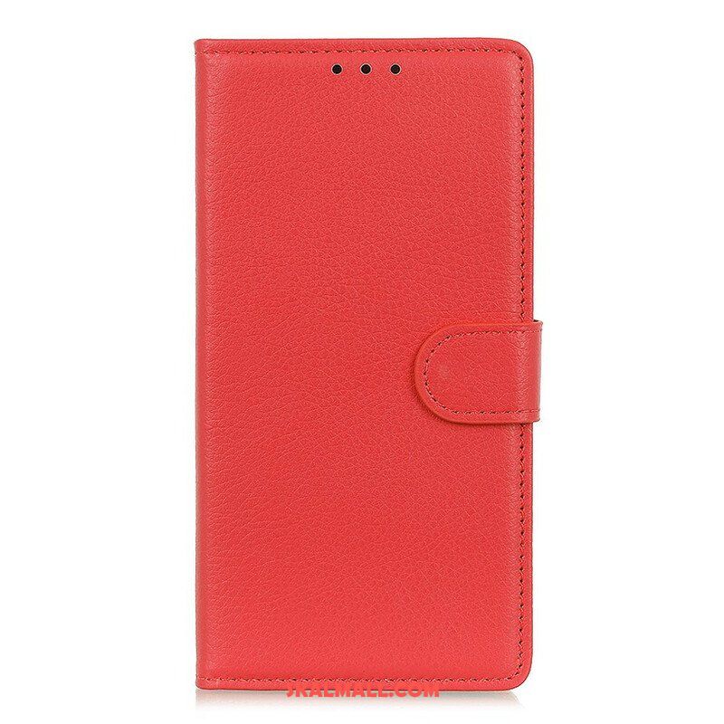 Fodral Samsung Galaxy M12 / A12 Traditionellt Litchi