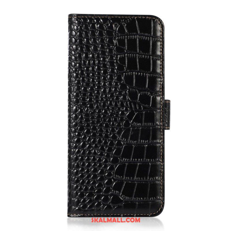 Fodral Samsung Galaxy M53 5G Crocodile Style Rfid