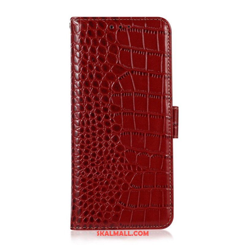 Fodral Samsung Galaxy M53 5G Crocodile Style Rfid