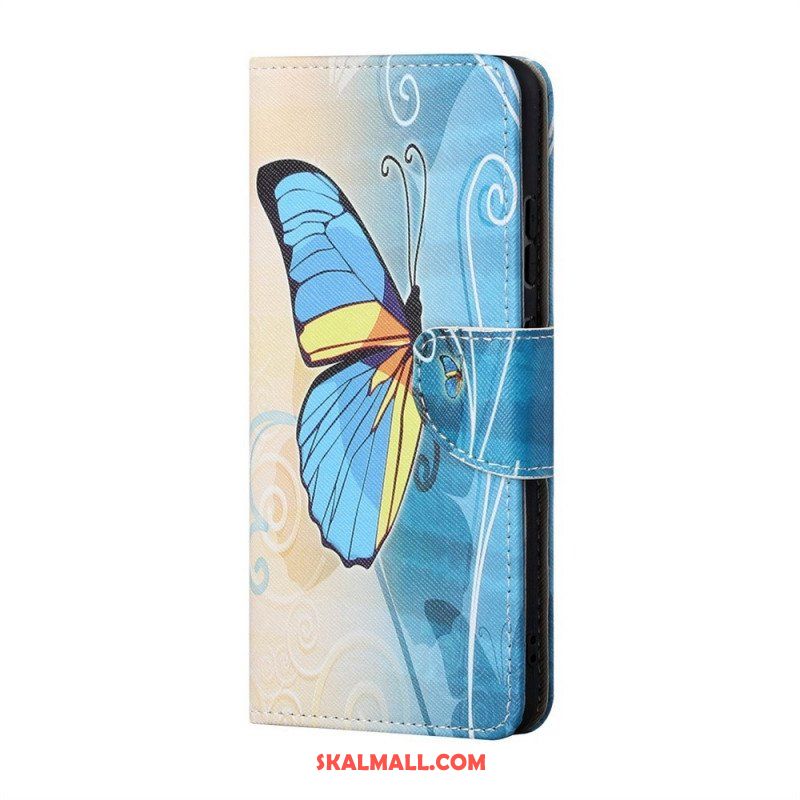 Fodral Samsung Galaxy M53 5G Färgglada Fjärilar