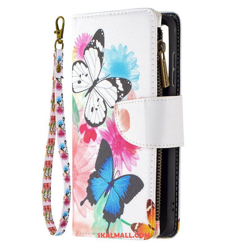 Fodral Samsung Galaxy S21 FE Butterflies Butterflies Zip Pouch