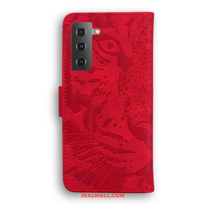 Fodral Samsung Galaxy S21 Plus 5G Tiger Face Print