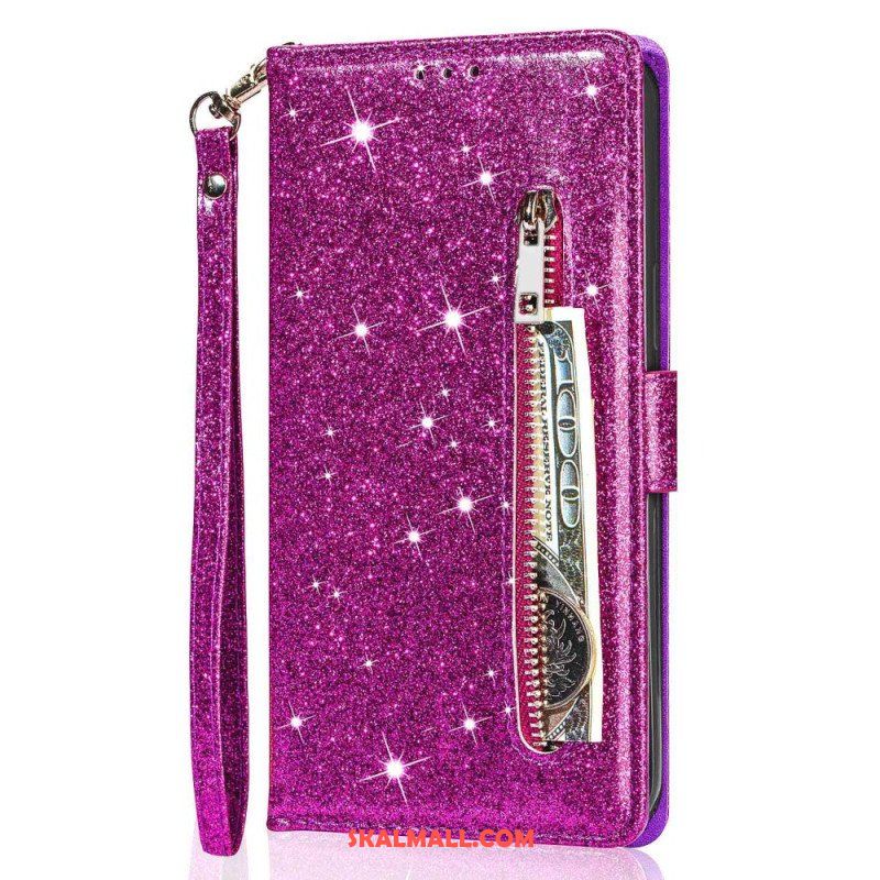 Fodral Samsung Galaxy S23 5G Glitter Myntväska