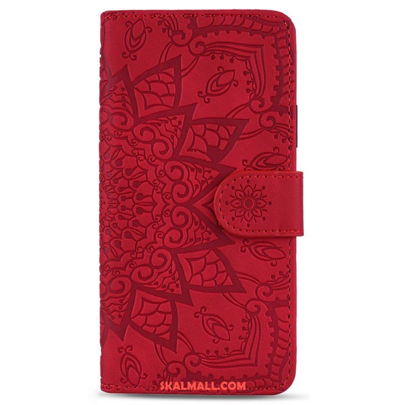 Fodral Samsung Galaxy S23 5G Med Kedjar Snygg Strappy Mandala