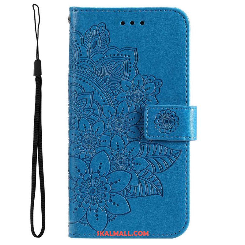 Fodral Samsung Galaxy S23 5G Med Kedjar Strappy Mandala