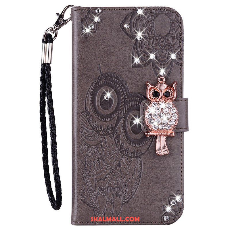 Fodral Samsung Galaxy S23 5G Uggla Mandala Och Charm