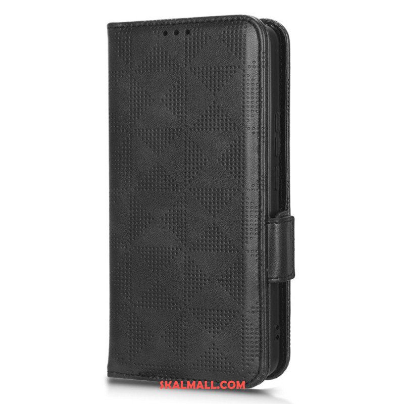 Fodral Xiaomi 12T / 12T Pro Retro Stil Trianglar