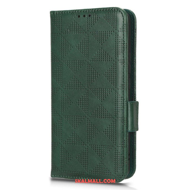 Fodral Xiaomi 12T / 12T Pro Retro Stil Trianglar