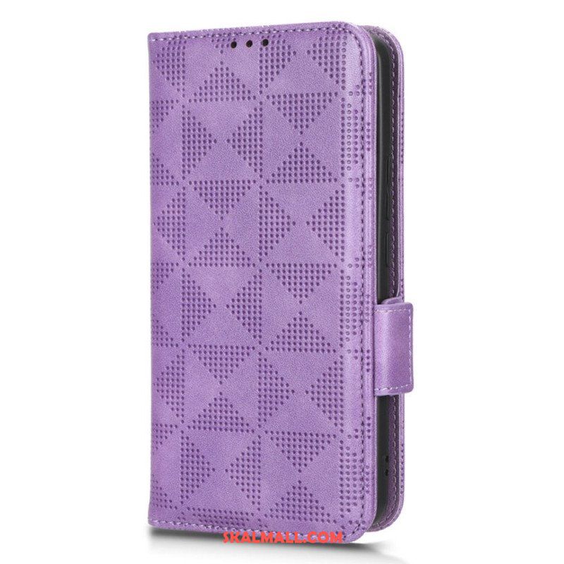 Fodral Xiaomi 12T / 12T Pro Retro Stil Trianglar