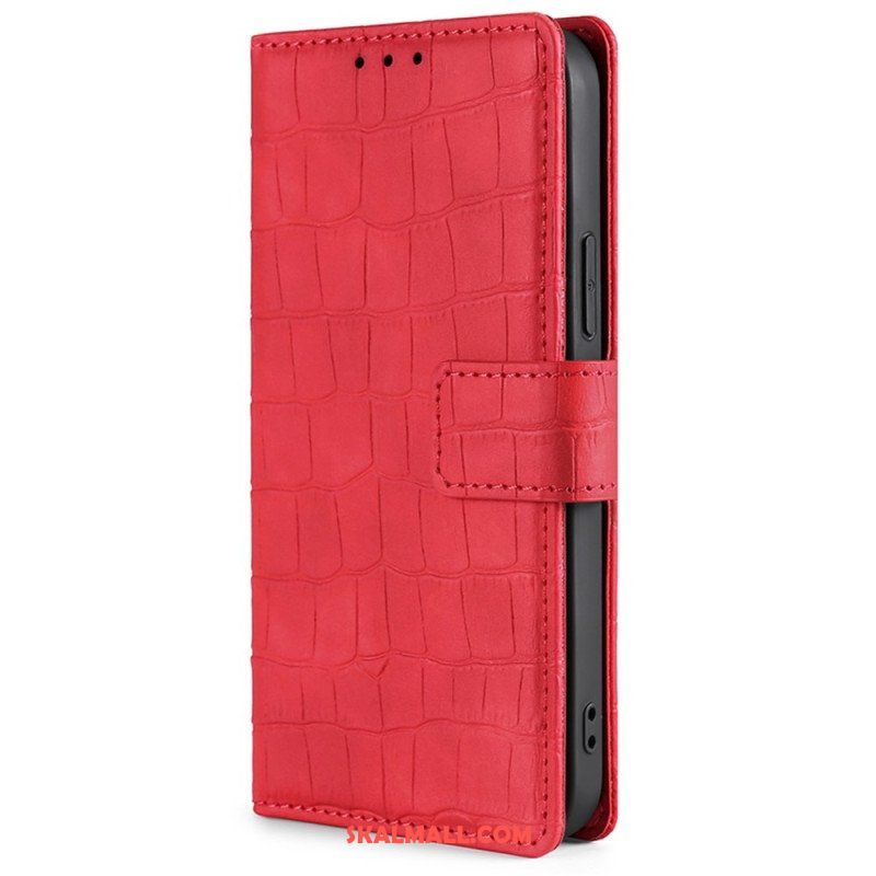 Fodral Xiaomi 12T / 12T Pro Skin-touch Crocodile