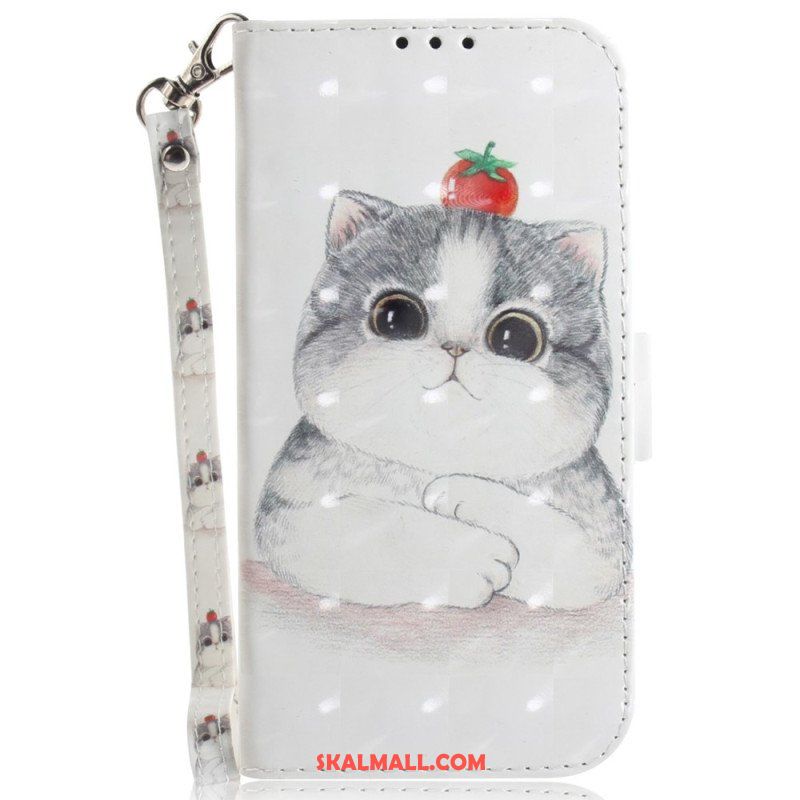 Fodral Xiaomi 13 Med Kedjar Thong Grafisk Katt