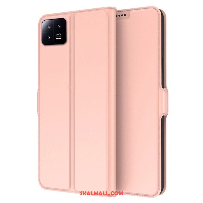 Fodral Xiaomi 13 Pro Smal Lädereffekt