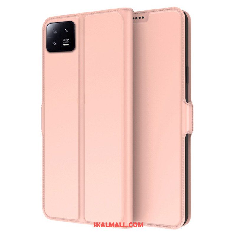 Fodral Xiaomi 13 Smal Lädereffekt