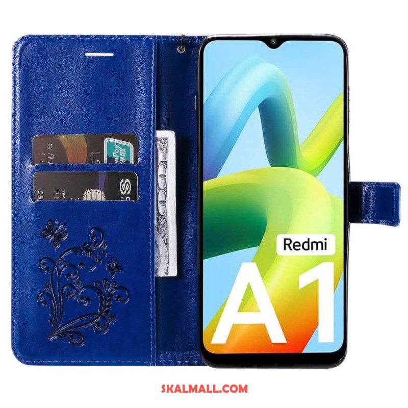 Fodral Xiaomi Redmi A1 Med Kedjar Jättebandfjärilar