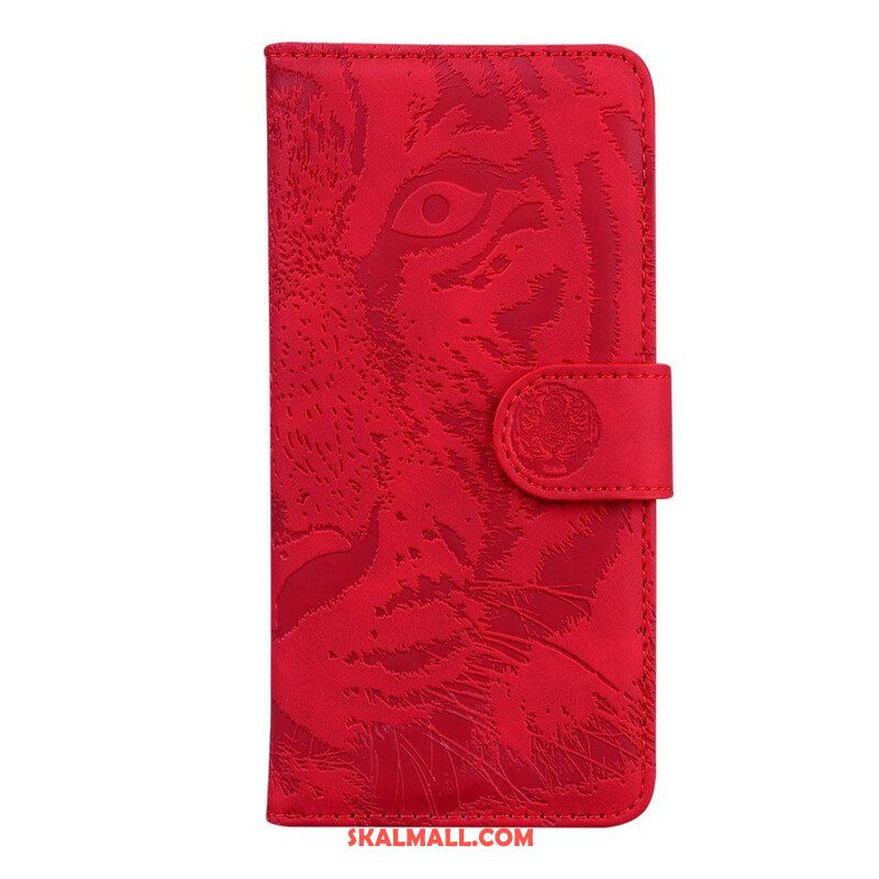 Fodral Xiaomi Redmi Note 10 5G Tiger Face Print