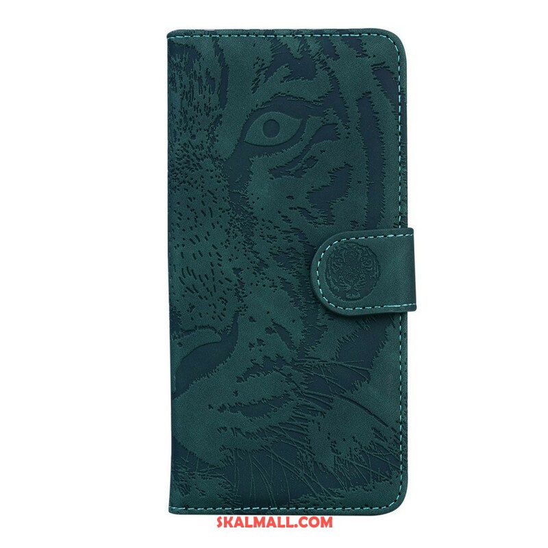 Fodral Xiaomi Redmi Note 10 5G Tiger Face Print