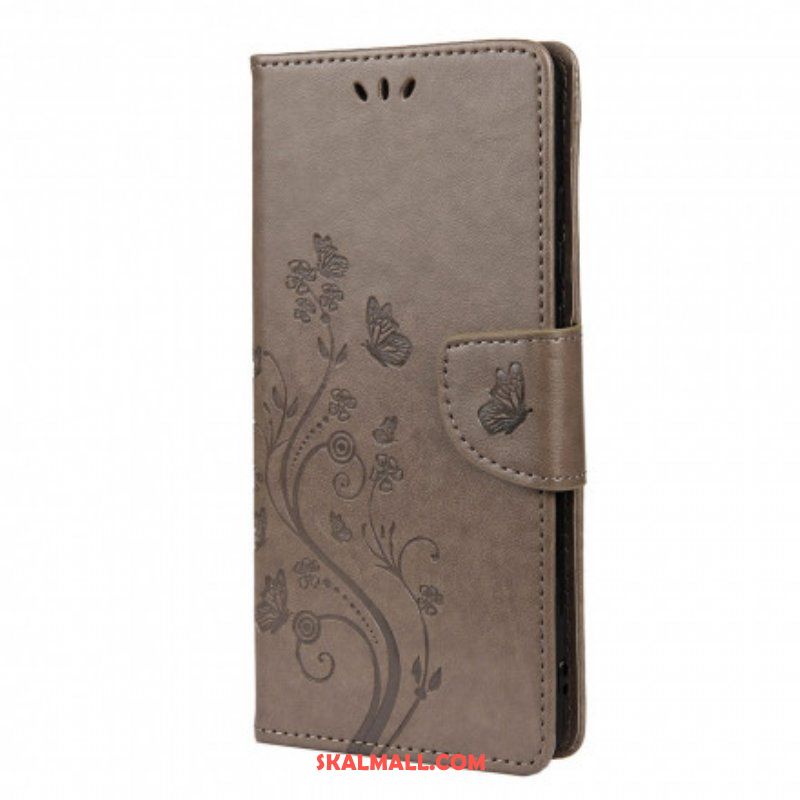 Fodral Xiaomi Redmi Note 10 Pro Fjärilar Och Blommor