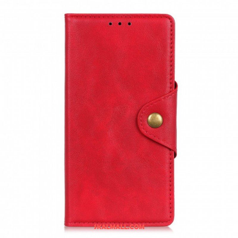 Fodral Xiaomi Redmi Note 10 Pro Knapp I Konstläder