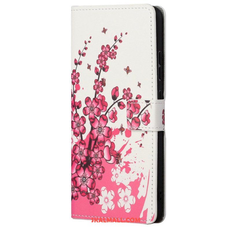 Fodral Xiaomi Redmi Note 11 / 11S Tropiska Blommor