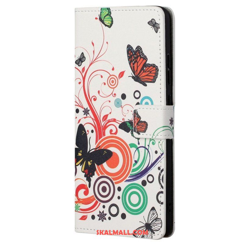 Fodral Xiaomi Redmi Note 11 Pro / 11 Pro 5G Fjärilar Och Blommor