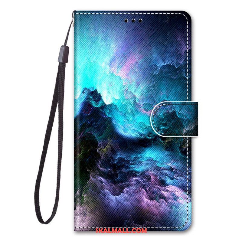 Fodral Xiaomi Redmi Note 11 Pro Plus 5G Med Kedjar Lanyard Landskap