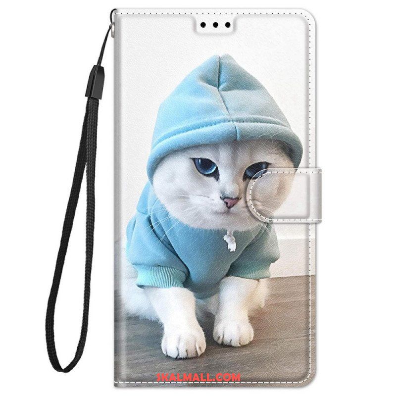 Fodral Xiaomi Redmi Note 11 Pro Plus 5G Med Kedjar Thong Cat Fan