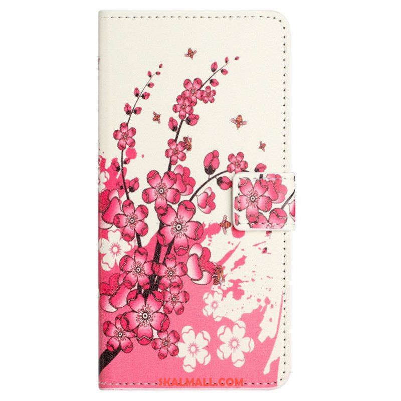 Fodral Xiaomi Redmi Note 12 4G Tropiska Blommor
