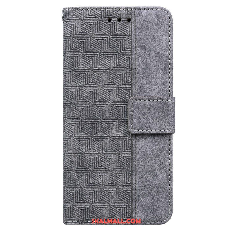 Fodral Xiaomi Redmi Note 12 5G Med Kedjar Strappy Mönster