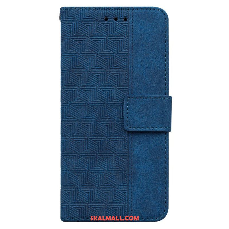 Fodral Xiaomi Redmi Note 12 5G Med Kedjar Strappy Mönster