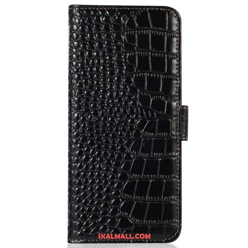 Fodral Xiaomi Redmi Note 12 Pro Plus Crocodile Style Rfid