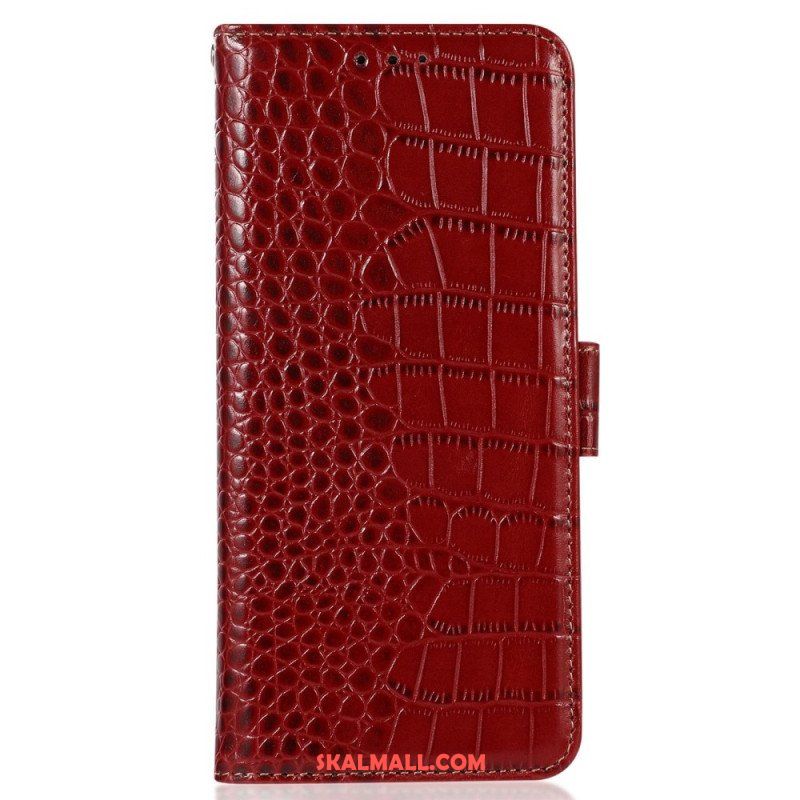 Fodral Xiaomi Redmi Note 12 Pro Plus Crocodile Style Rfid