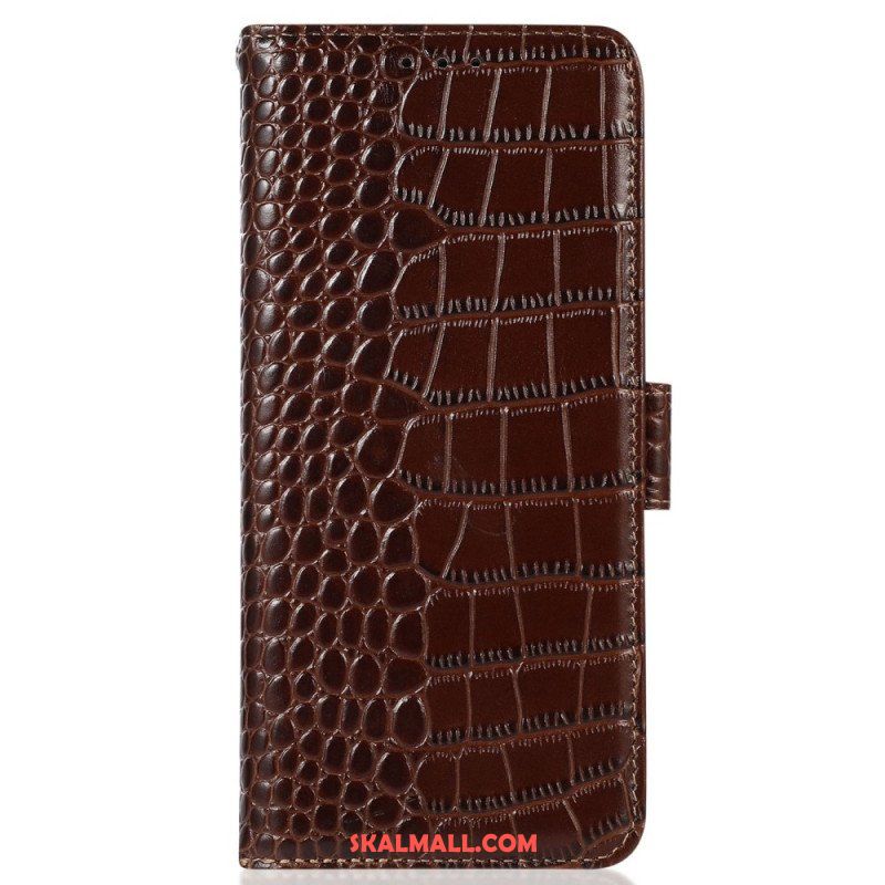 Fodral Xiaomi Redmi Note 12 Pro Plus Crocodile Style Rfid