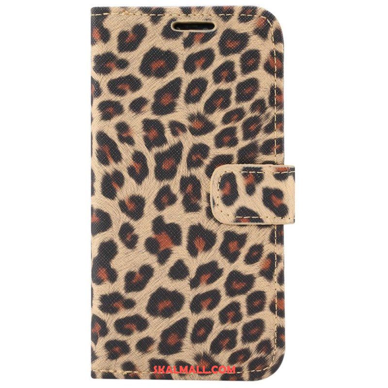 Fodral iPhone 14 Plus Leopard Hudstil