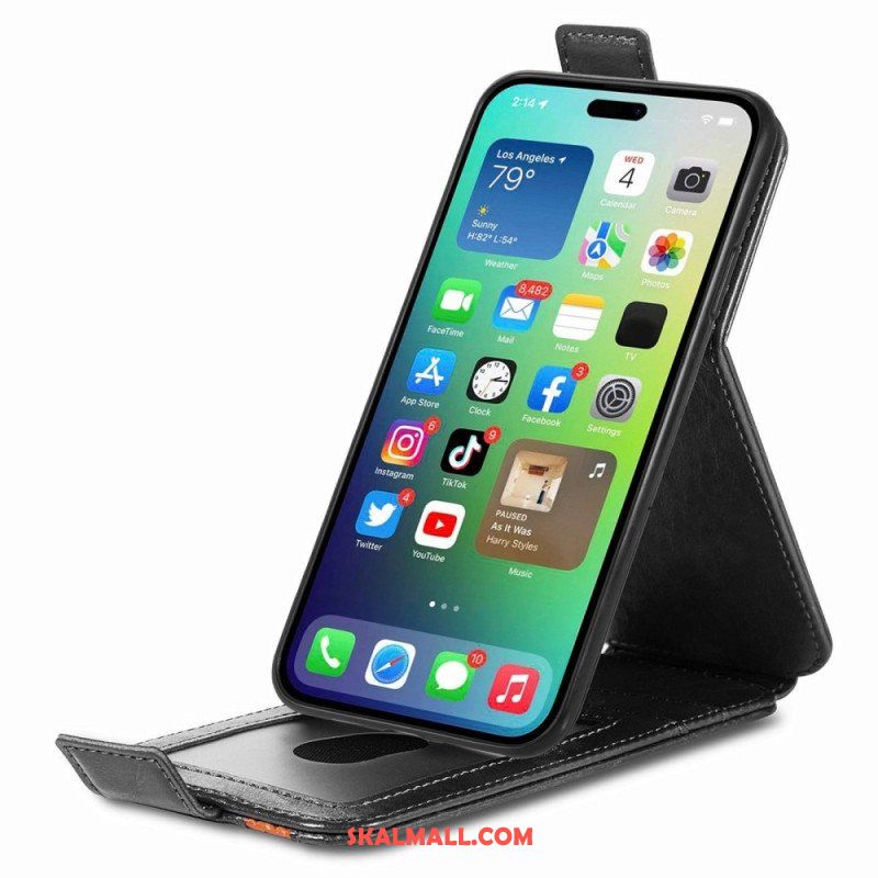 Fodral iPhone 14 Pro Folio-fodral Caseneo Vertikal Klaff