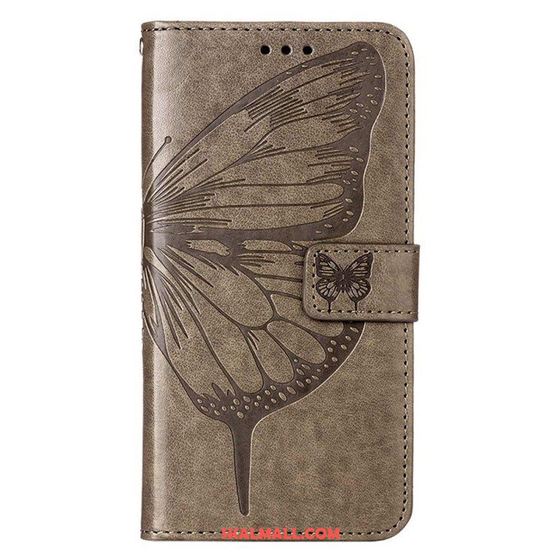 Fodral iPhone 14 Pro Max Med Kedjar Barock Strappy Butterfly