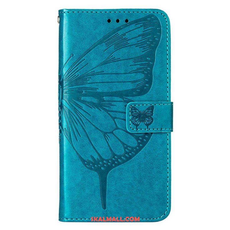 Fodral iPhone 14 Pro Max Med Kedjar Barock Strappy Butterfly