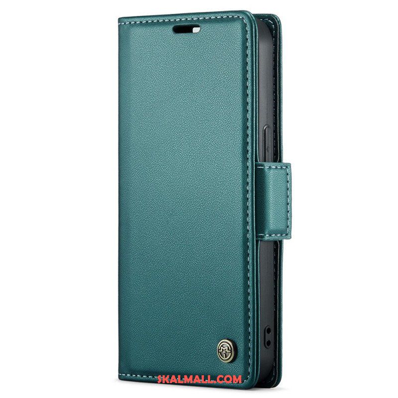 Fodral iPhone 15 Caseme Läderstil