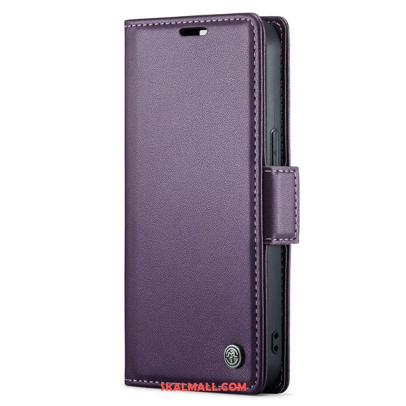 Fodral iPhone 15 Plus Caseme Läderstil