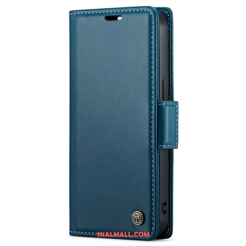 Fodral iPhone 15 Plus Caseme Läderstil