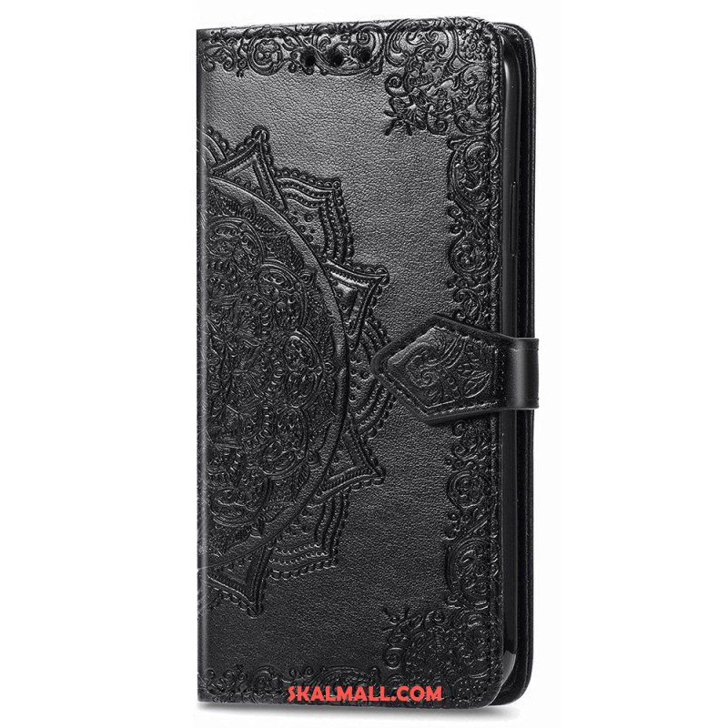Fodral iPhone 15 Pro Max Med Kedjar Barockmandala Med Rem