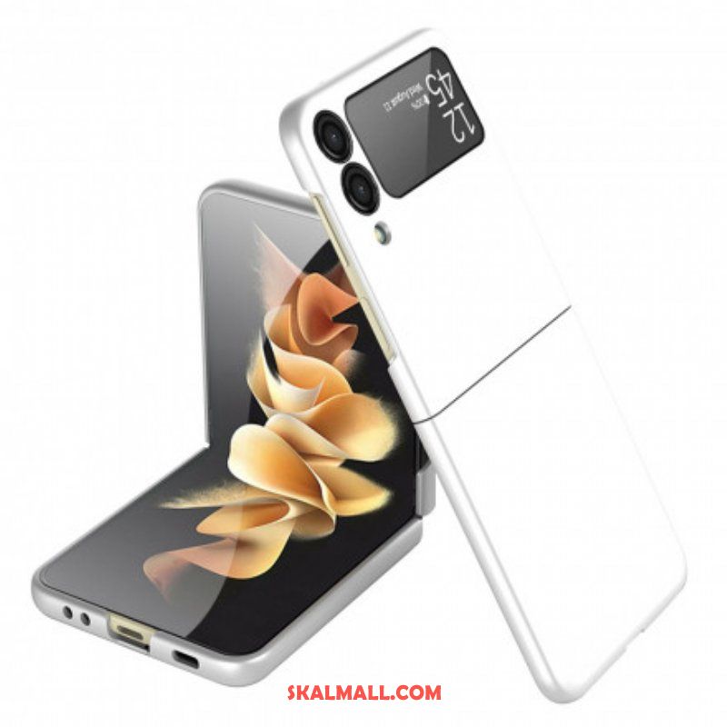 Folio-fodral Mobilskal Samsung Galaxy Z Flip 3 5G Läderfodral Klassisk
